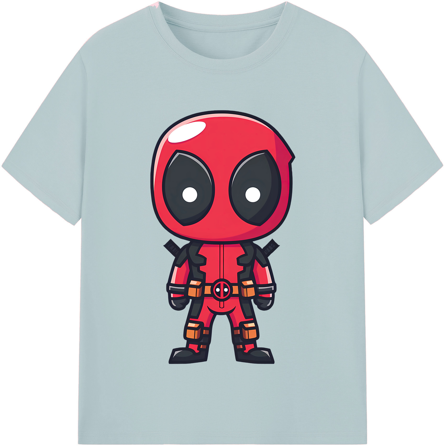 （画像用） Deadpool デッドプール 綿100％半袖Tシャツ（フロントプリント）